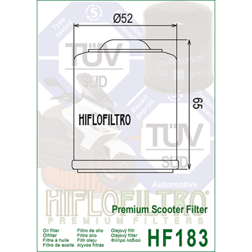Hiflo Oil Filter HF183