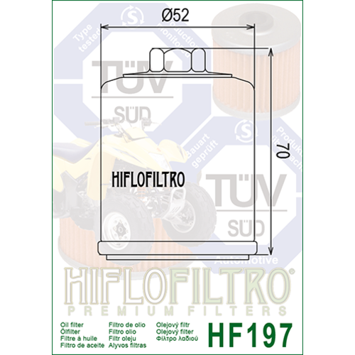 Hiflo Oil Filter HF197