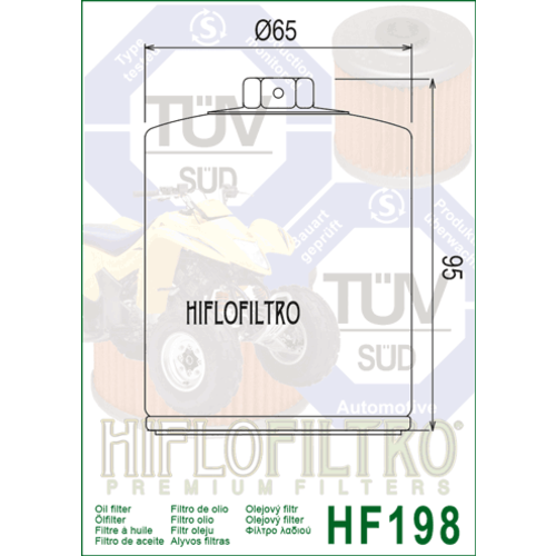 Hiflo Oliefilter HF198