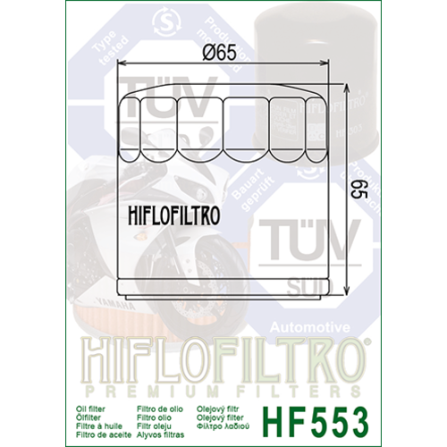 Hiflo Filtre à huile HF553