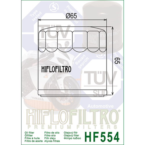 Hiflo Filtre à huile HF554