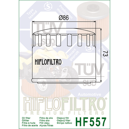 Hiflo Oliefilter HF557