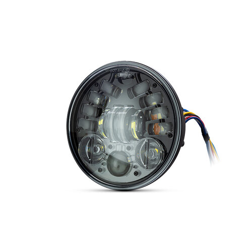 5,75" integrierter LED-Scheinwerfer + Blinker + Tagfahrlicht insert