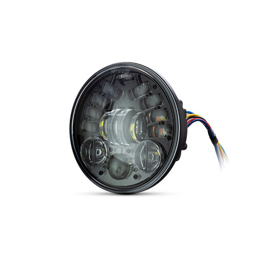 5,75" integrierter LED-Scheinwerfer + Blinker + Tagfahrlicht insert