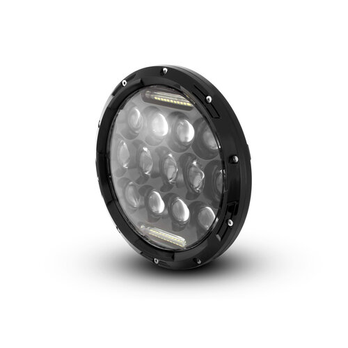 Phare LED Multi Projecteur 7" Noir + Insert DRL - 75w