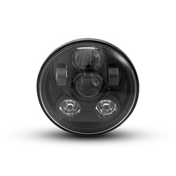 5.75" Black Six Projector LED Headlight Insert - 45w