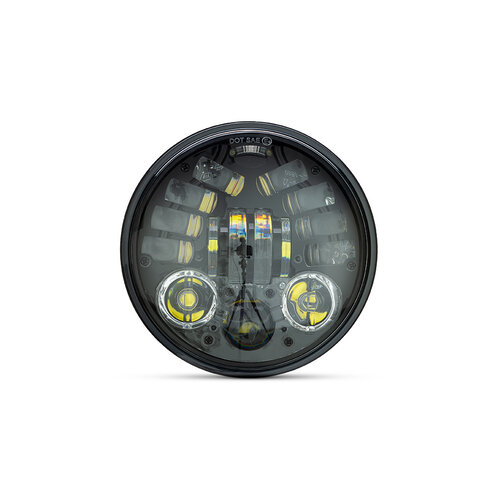 5.75 "geïntegreerde LED-Koplamp + Richtingaanwijzers + Dagrijverlichting insert