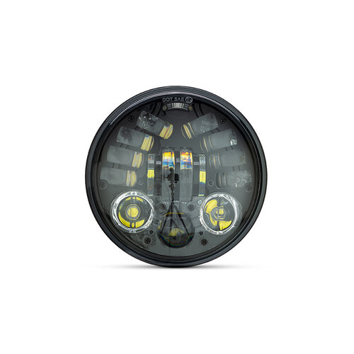5.75" Integrated LED Headlight + Turn Signals + Daytime Running Lights insert