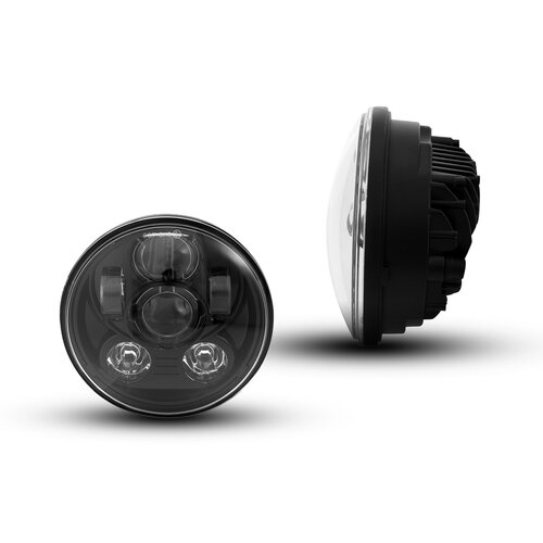 5,75" Zwarte LED-Koplamp met Zes Projectoren - 45w