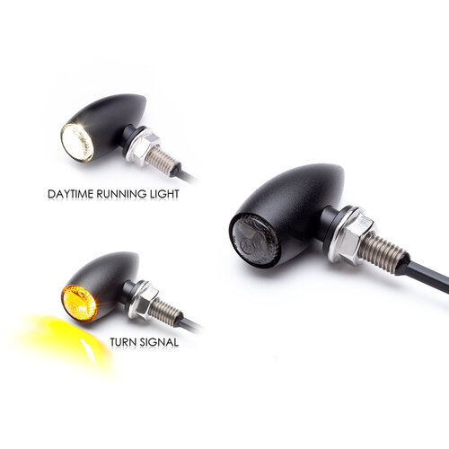 Proton Micro CNC Billet Aluminum Daytime Running Lights/Turn Signals