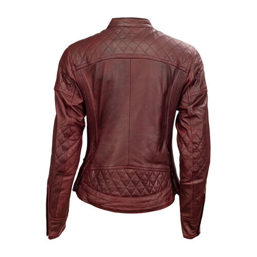 Roland Sands Riot Ladies Jacket – Oxblood