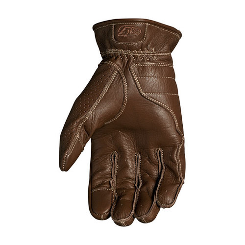 Roland Sands Wellington Leather Gloves - Tobacco
