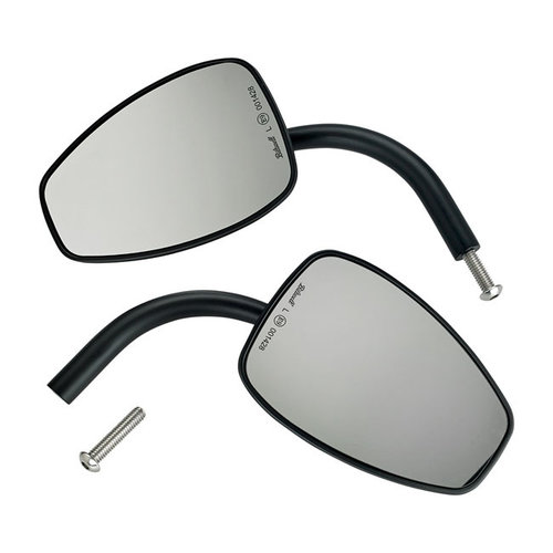 Biltwell Utility Teardrop Mirror Set Ece Approved-(Kies kleur)