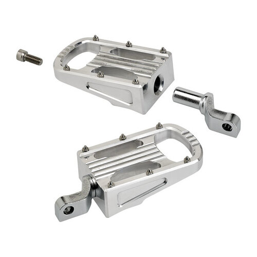 Biltwell Punisher XL Rider Footpegs (07-21 XL883N, 1200N/NS/T/V/X/XS; 11-21 XL1200C/X) – Polished