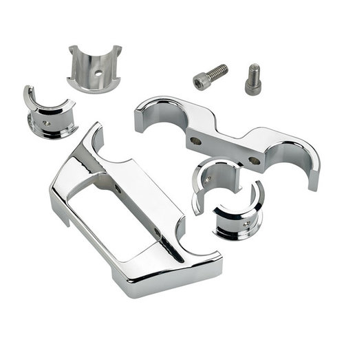 Biltwell Boîtier de Tableau de Bord Rumérique Softail - Chrome