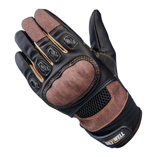 Biltwell Bridgeport Gloves - Chocolate/Black