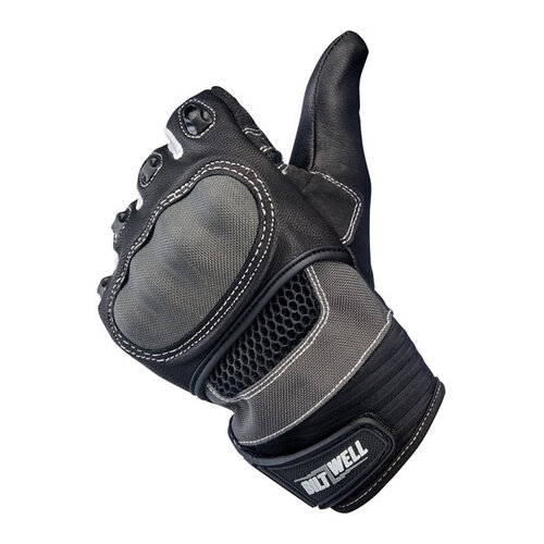 Biltwell Bridgeport Gants - Gris/Noir
