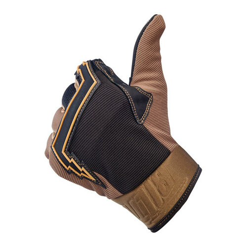 Biltwell Baja Gants - Chocolat/Noir