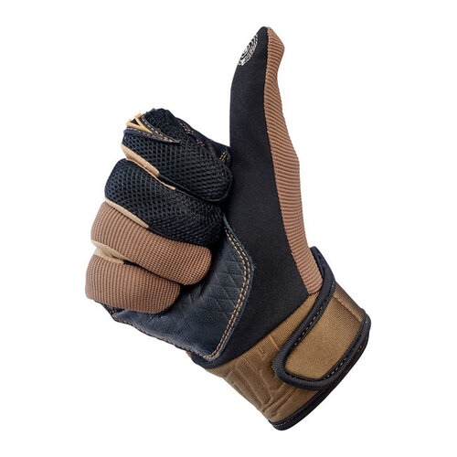 Biltwell Baja Gants - Chocolat/Noir