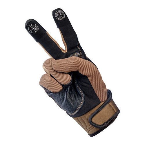 Biltwell Baja Gants - Chocolat/Noir