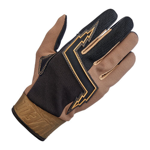 Biltwell Baja Gants - Chocolat/Noir