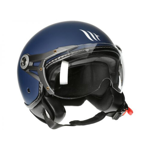 MT Helmets Casque Soul Retro Matt - Bleu Marine