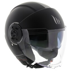 Helmet jet Viale SV Matt Black-(Choose Size)