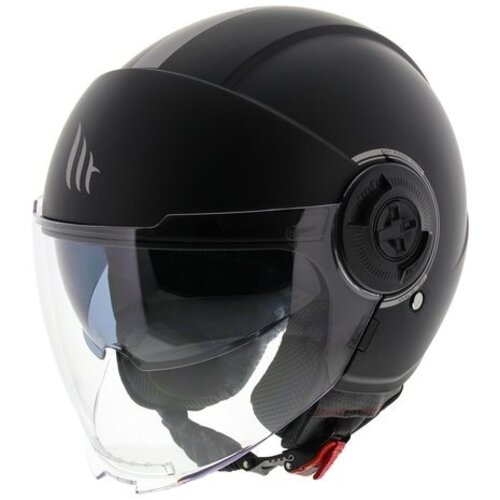 MT Helmets Helm Jet Viale SV Black-(Choose Size)