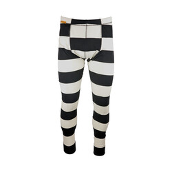 Long John Gestreepte Broek - Zwart/Wit