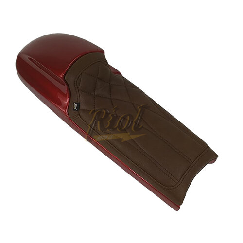 Royal Enfield Interceptor und Continental Cafe Racer Seat Model Neo Original Subframe (Stil wählen)