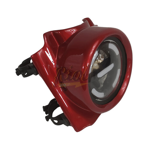 Capot de phare Royal Enfield Interceptor et Continental pour compteur de vitesse Mini Singer