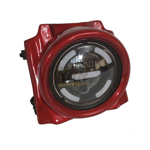 Capot de phare Royal Enfield Interceptor et Continental pour compteur de vitesse Mini Singer