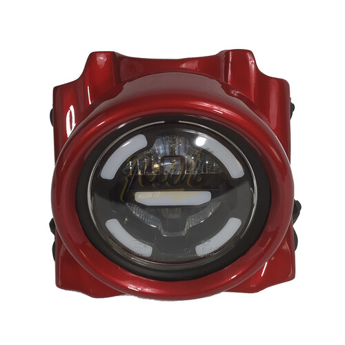 Capot de phare Royal Enfield Interceptor et Continental pour compteur de vitesse Mini Singer