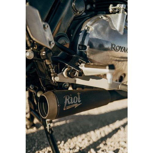 Royal Enfield Interceptor en Continental Cafe Racer uitlaat