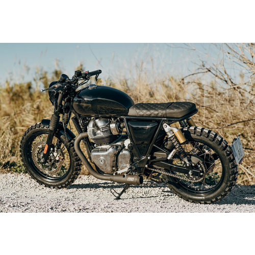 Royal Enfield Interceptor en Continental Cafe Racer uitlaat