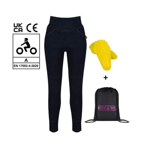 Motogirl Melissa Jegging - Blue