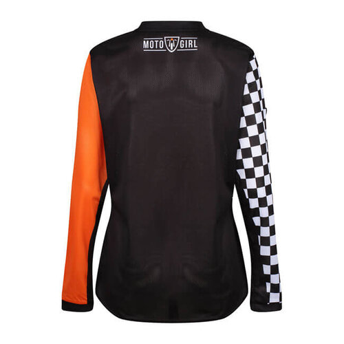 Motogirl MotoXGirl Jersey - Black/Orange