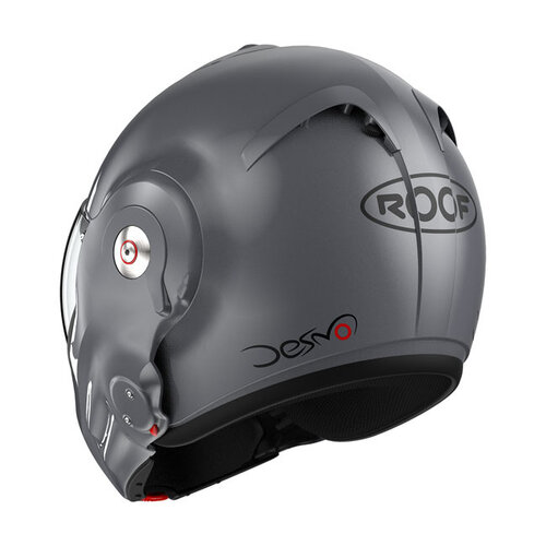 Roof Helmets Desmo Helm Mat Donker Zilver