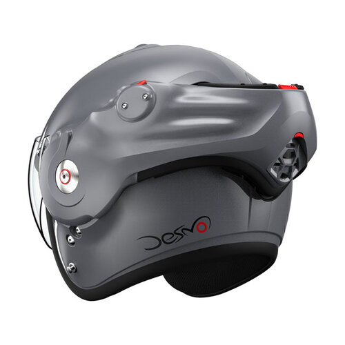 Roof Helmets Desmo Helm Mat Donker Zilver