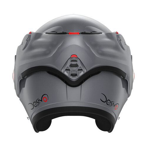 Roof Helmets Desmo Helm Mat Donker Zilver