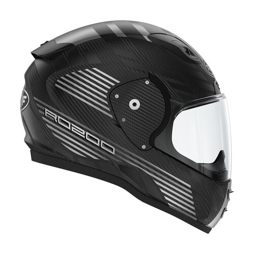 Roof Helmets RO200 Carbon Speeder Helmet Matte Black/Steel