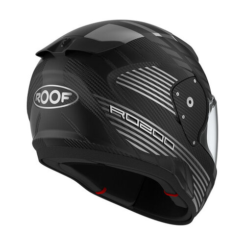 Roof Helmets RO200 Carbon Speeder Helmet Matte Black/Steel