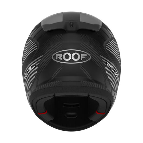 Roof Helmets RO200 Carbon Speeder Helmet Matte Black/Steel