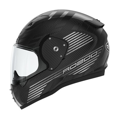 Roof Helmets RO200 Carbon Speeder Helmet Matte Black/Steel