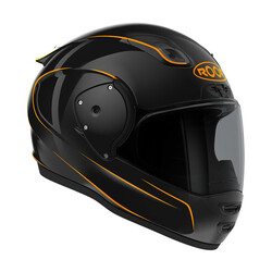 RO200 Neon Helmet Black/Orange