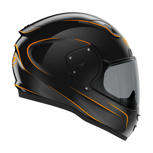 Roof Helmets RO200 Neon Helmet Black/Orange