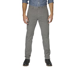 Tweed Chino Tapered Slim - Grau