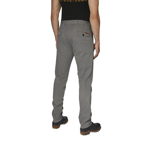 The Rokker Company Tweed Chino Tapered Slim - Grigio