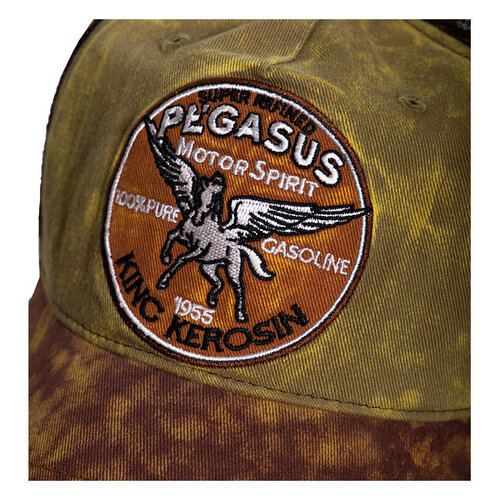 King Kerosin Cappellino Trucker Pegasus - Verde/Marrone