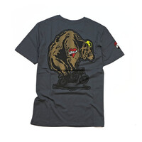 Throttle Bear T-stuk - Grijs